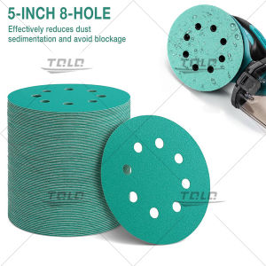 5 Inch 125mm Professional Film Sandpaper Anti Clog Car Sanding Disc Wet & Dry Hook & Loop Abrasive Tools Assorted 60~2000 Grits
