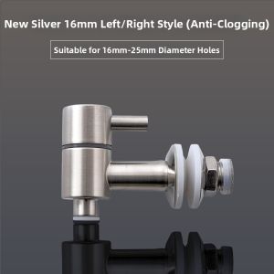 Modern Simple Stainless Steel Faucet for Glass Wine Bottle Tap Copper Spout Fermentation Jar Kitchen Storage Container Valve Switch