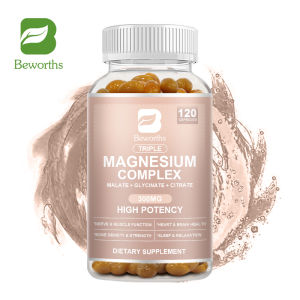 BEWORTHS Triple Magnesium Complex Capsules 300mg Magie Glycinate Malate & Citrate cho cơ bắp giấc ngủ sự bình tĩnh và hỗ trợ năng lượng Viên Nang Phức Hợp Magie 300Mg - Lazada