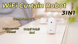 SMATRUL สวิตช์ควบคุมมอเตอร์ผ้าม่านอัจฉริยะ Tuya ควบคุมผ่านแอป ตั้งเวลาได้ รองรับการสั่งงานด้วยเสียงผ่าน Alexa / Google Home / Tmall Genie ใช้ได้กับรางผ้าม่านแบบ T-Rail และ U-Rail เหมาะสำหรับบ้านอัจฉริยะ