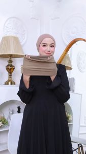 hijab pashmina inner malay instan spandek jersey premium jilbab instan segitiga oval inner