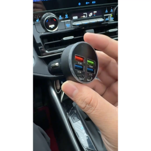 Tẩu Sạc Nhanh 4 Cổng 66W USB Type-C QC3.1A Thông Minh Cho Xe Hơi 120W Có Đèn LED Cho Xe Hơi-HAUSE