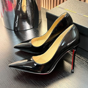 รองเท้าส้นสูงสีนู้ดสำหรับผู้หญิง ทรงหัวแหลม ดีไซน์เก๋ไก๋และเซ็กซี่ รองเท้าส้นเดี่ยวแบบสวม สไตล์ฝรั่งเศส รองเท้าแฟชั่นฤดูใบไม้ผลิและฤดูใบไม้ร่วง