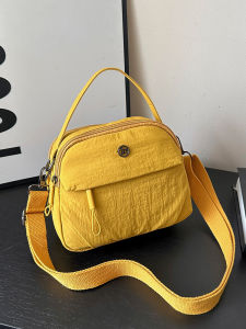 Casual Oxford Canvas Small Crossbody Shoulder Bag Multi Compartment Summer New Style Womens Wallet Soft Zipper Closure Handbag