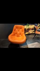 🔥Ready Stock🔥G HOME Single Sofa Swivel Chair Rental Room Nordic Small Apartment Living Room Balcony Lazy Leisure Chair