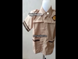 Seragam Pramuka SD Baju Pramuka Siaga Lengan Pendek Seragam Sekolah By.Amrycollection (TWIST)