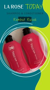 La Rose Rouge Shampoo & Conditioner 180ml: Solusi Rambut Rusak