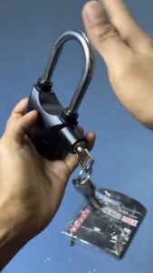 ADN GR1 FULL METAL Gembok Rumah Anti Maling Pagar Motor Alarm Lock Ring PANJANG Anti karat