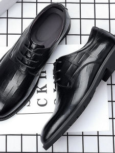 Leather Dress Shoes Pointed Toe Men