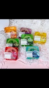 100% Herbal Extract Loofah Sponge Fruit Soap Bar