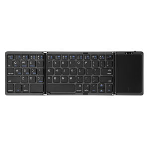 Pocket Portable Tri-folding Touchpad Foldable Keyboard Folding Wireless Keyboard for Tablets