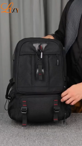 LEXY Tas Ransel Perjalanan Pria 50-80L Tas Gunung Tahan Air Multifungsi Luar Ruangan Kapasitas Besar