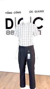 Áo sơ mi ngắn tay dệt từ sợi tre mềm nhẹ chống tia UV -  kháng khuẩn thoáng mát ngày hè DGC  -  SASNBC31M