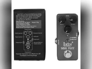 IRIN | IRIN Electric Guitar Effect Pedal RS-11 Soul Fuzz Effect Pedal True Bypass Mini Single Guitar Pedal for Electric Bass Guitar