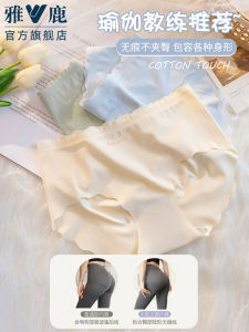 Quần Lót Tam Giác Bằng Lụa Băng Cotton Nguyên Chất Cho Nữ Mùa Hè Mỏng Kháng Khuẩn Quần Lót Liền Mạch Thoải Mái Thoáng Khí