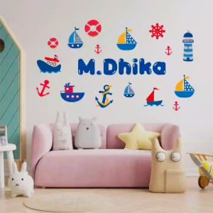 Pusat Wallsticker - Stiker Dinding Daun Leaves Brown Color