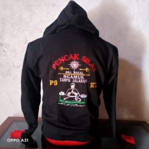 Hoodie Bordir PSHT Simpel Terbaru - Hoodie Bordir PSHT Pria-Wanita