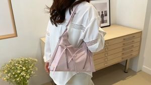 Tas Bahu Kulit Wanita Tas Cewek Tote Shoulder Versatile Bag Tas Wanita Selempang Tas Besar Wanita