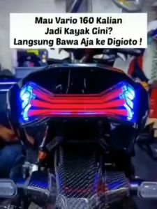 Lampu Stop Lamp Vario 160 Original JPA StopLamp LED 3 In 1 All New Honda VARIO 160