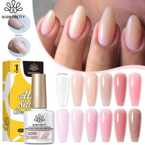 BORN PRETTY 7Ml Quick Extension Gel สร้างปลายและโครงสร้าง No Wipe Top Coat UV LED Soak Off Nail Art Gel Founction Gel