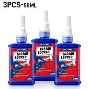 LOOLIFL | 243 Medium-Strength Threadlocker Blue Removable Liquid Type a Threadlocker and Sealant That Not Only Prevents Thread Looseness but Also Prevents Rust Available in 10–50 ml Sizes