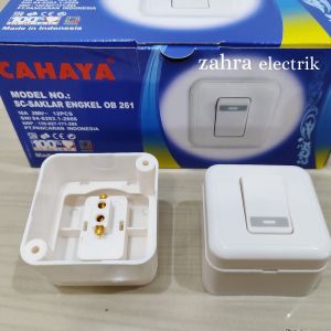 SAKLAR LAMPU / SAKLAR BOHLAM DI LUAR TEMBOK CAHAYA