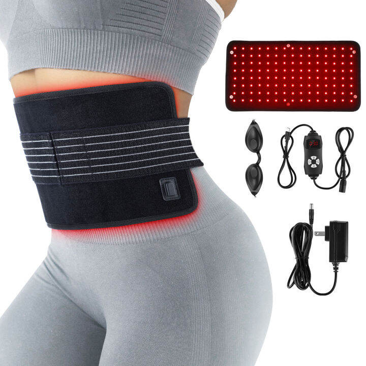 Hailicare infrared red light therapy 850nm 660nm waist belt adjustable ...