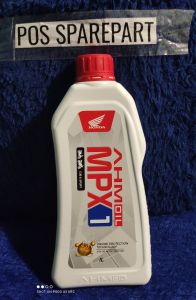 Mpx 1 1Liter 10W-30 Api SL Jaso MA - Mpx 1L Ahm Oil Sae 10W-30 Engine Protection Api SL Jaso MA Promo Murah Original