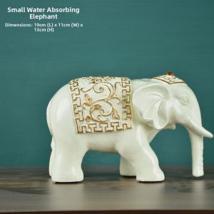 Wealth Attraction Water Absorption Lucky Elephant Decoratives