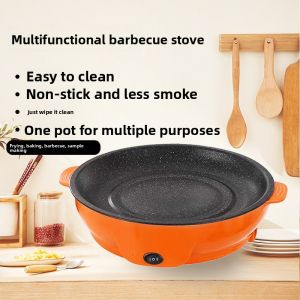 Multi-functional Electric Grill Non-stick Mini Electric Barbecue Grill Student Dormitory Electric Grill Home Barbecue