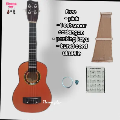 Gitar ukulele senar 4 murah PACKING KAYU