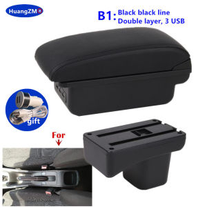 Hộp Để Đồ Trung Tâm Suzuki Baleno 2017-2019 Có Cổng USB Chất Liệu Da/nhựa ABS Phụ Kiện Nội Thất Ô Tô Để Độ Chế