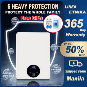 Instant Water Heater Shower Electric Lcd Touchscreen With Self-Modulating 6500w Water Heater Electric 220v Electric Instant Hot Water Heater With Self-Modulating