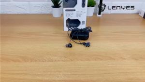 Headset Lenyes LF70 In-Ear Hifi Stereo Earphone Extra Bass with Handsfree Microphone 3.5mm Original