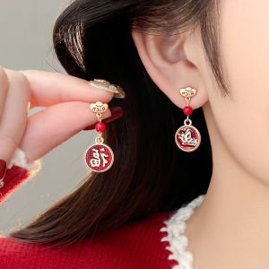 Fashionable OL Style Earrings for Women New Year Celebration Gold And Silver Plated Alloy Post Ear Jewelry Stylish And Luxury