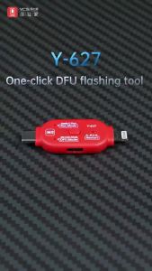 YCS Y-627 One Click DFU Tool for iPhone 6-14 PM Series System Odin Recovery Mode Restart USB C Firmware Flashing Repair Tool