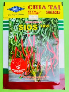 Benih Cabai Keriting Hibrida F1 SIOS TAVI isi 10 gram dari Cap Kapal Terbang MANTAB
