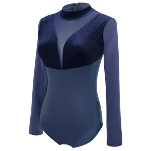 aiwuge | Womens Autumn/Winter Chinese Dance Leotard for Practice Audition and Adult Ballet