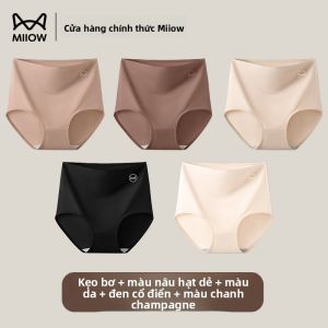 Quần lót MiiOW làm bằng vải cotton lưng cao kháng khuẩn giúp thon gọn bụng