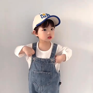 หมวกเบสบอล 3-8 ปี หมวกกันแดด สําหรับเด็ก รูปหมี หมวกเด็ก หมวกลายการ์ตูน หมวกแก๊ป หมวกลายหมี หมวกปีกกว้าง