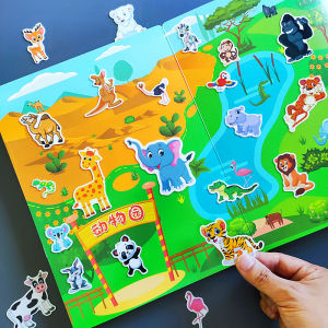 XIAOSHUGUOGUO | Repetitive Use Early Learning Sticker Book
