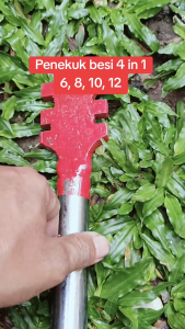 Kunci Penekuk Besi Beton Multifungsi Alat Bending Besi ukuran 6 8 10 12