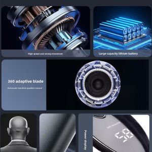 MONLEYTA | German Powerful Electric Hair Clipper Mens Shaving Machine Self-Service Barber Shop Quality Home Haircut Device