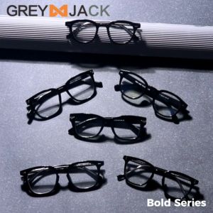 Grey Jack Kacamata Antiradiasi Blueray Kotak Bold Series Bahan TR90 Kokoh Ringan Fashionable Pria Wanita Bisa Minus 3007 3393 9130 9102 202304