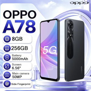 OPPO | NEW 5G LTE Smartphone OPPO A78 8+256GB 50MP AI Camera 5000mAh Big Battery 6.56" Screen 2026 Newest Dual SIM Android Mobile Phone