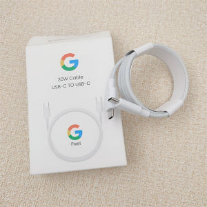 สายชาร์จ USB C to USB C 30W ยาว 1/1.5 เมตร สำหรับ Google Pixel 9 8 7 6 Pro 9A 8a 7a 6a 5a 4a 3a 4 3 XL รองรับ PD ชาร์จเร็วแบบ Type C