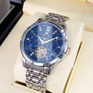OLEVS | Đồng Hồ Nam OLEVS 6701 Tự Động Cơ Khí Thời Trang Thép Không Gỉ Bánh Xe Cân Bằng Lộ Cơ Chống Nước Phong Cách Thể Thao Hiển Thị Bộ Máy Lộ Cơ