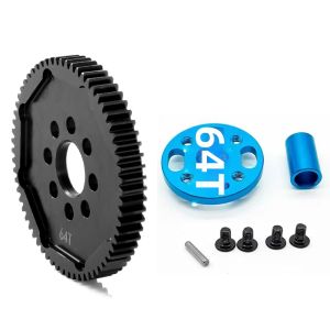 Bộ Bánh Răng Kim Loại Tốc Độ Cao Dành Cho Xe RC Tamiya TT-02 1/10 Nâng Cấp 63T 64T 66T 71T Gear Mount 54500