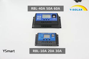 Original 30A PWM Solar Charge Controller 12V/24V Bat Regulator Solar Panel Controller LCD Display with Dual USB Port 5V Output Solar Cell Panel