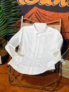 Mens Slim Fit Shirt White Formal Interview Work Commute Autumn Fashion Brand Long Sleeve Sharp Collar Solid Color Top